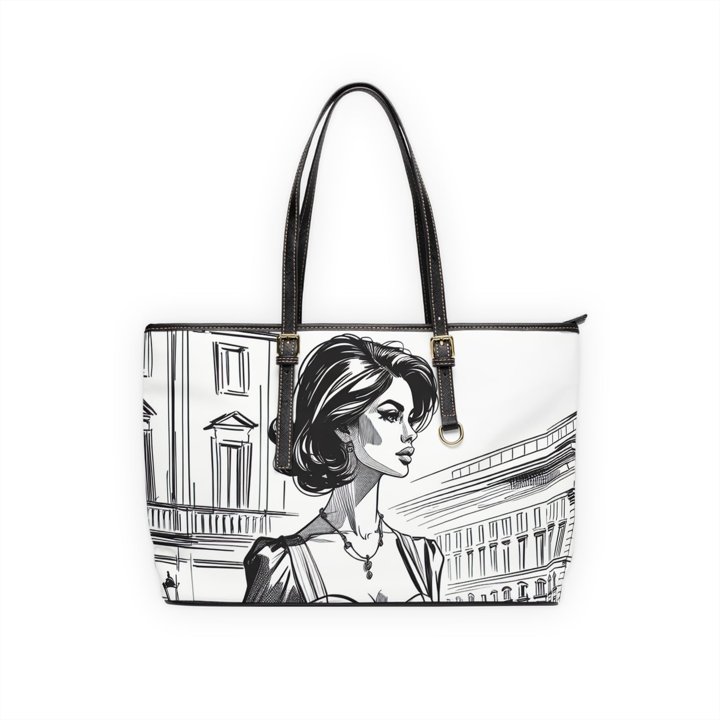 PU Leather Shoulder Bag