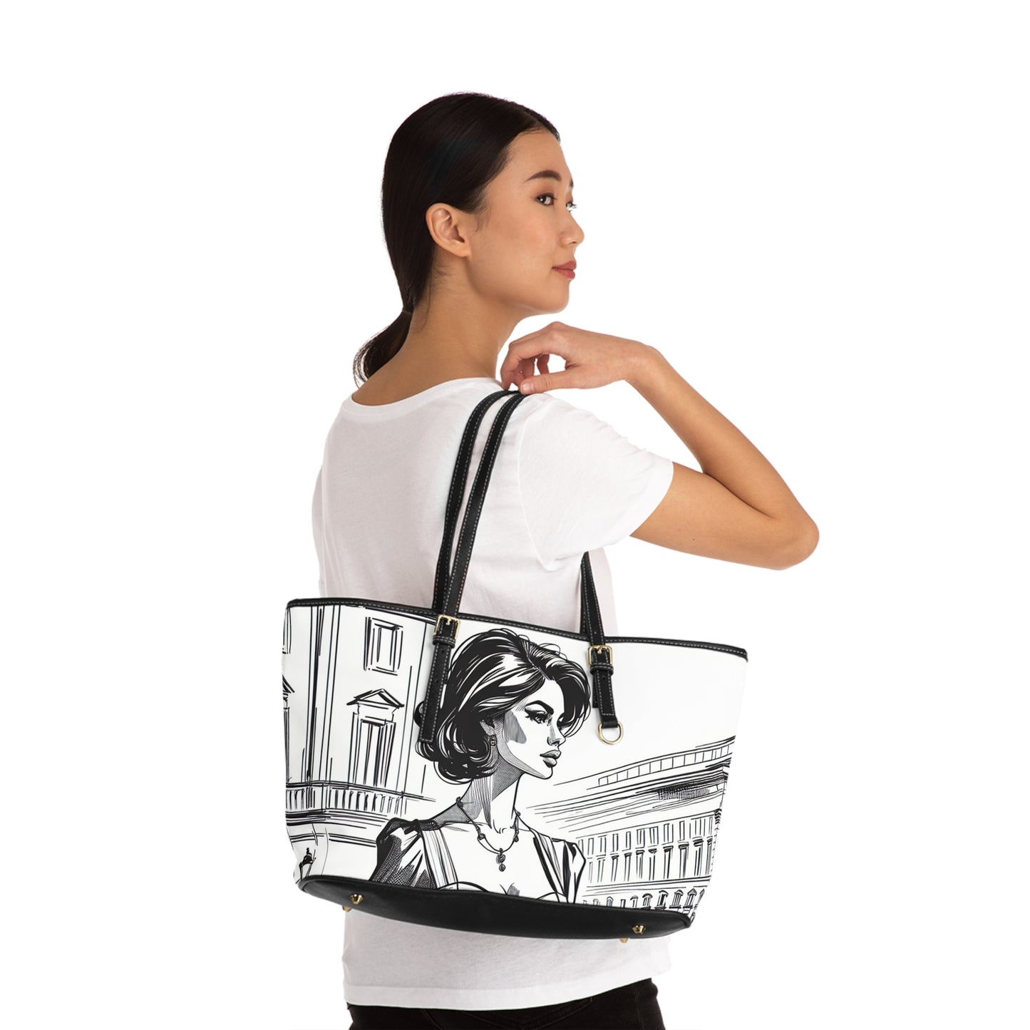 PU Leather Shoulder Bag