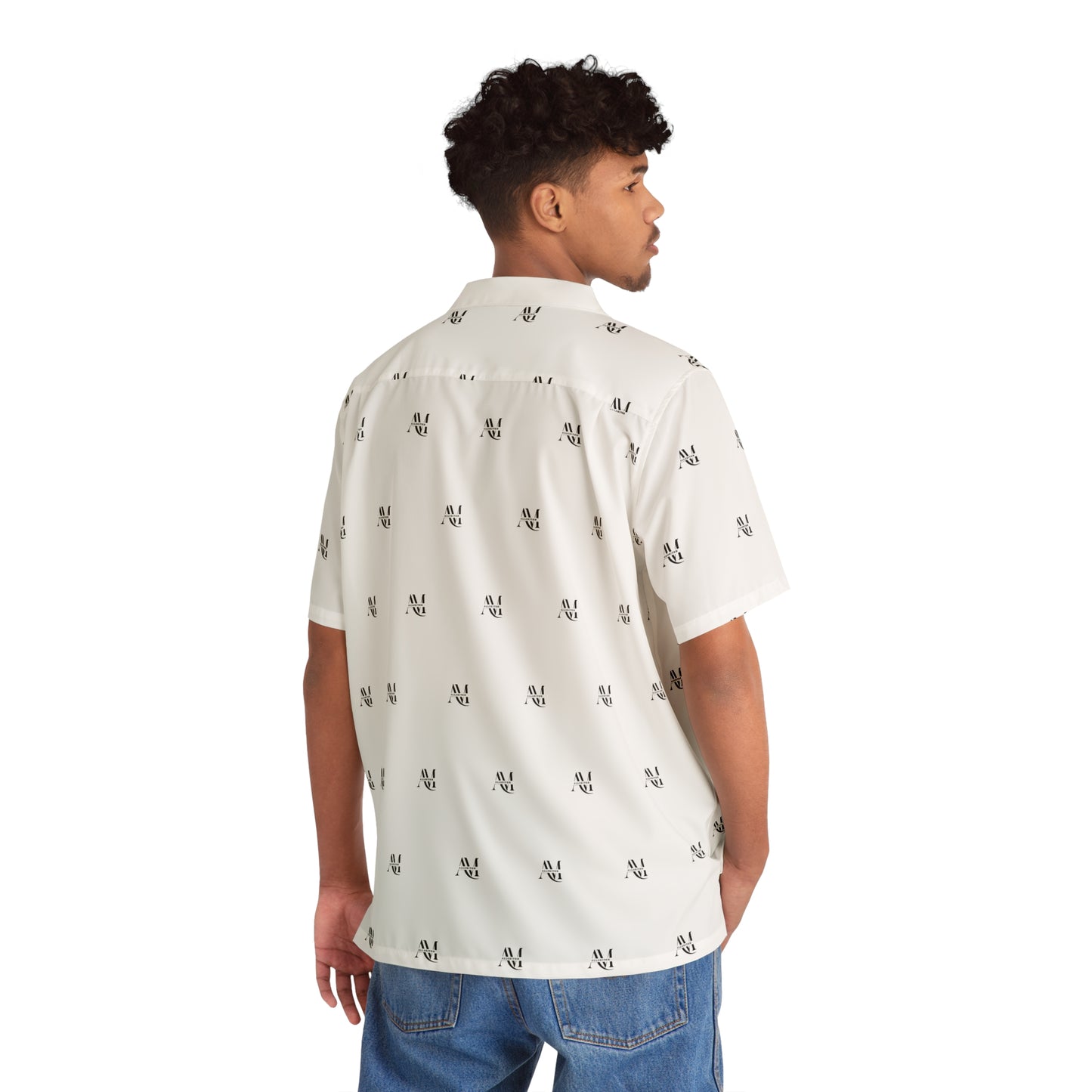Men's Hawaiian Shirt (AOP) Logo Pattern